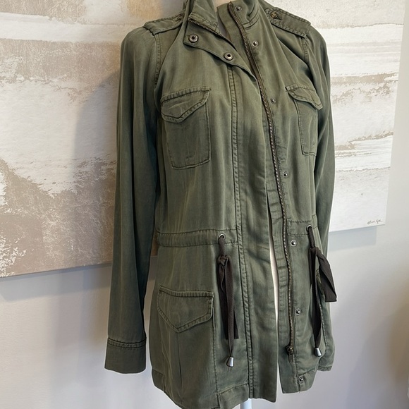 ELAN Lightweight army long sleeve jacket (nwt) 100% Tencel - Picture 2 of 7